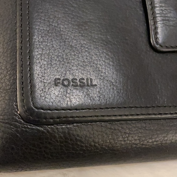 Fossil 1954 Black Leather two-in-one multi pocket wallet 😎🔥 - Picture 3 of 17